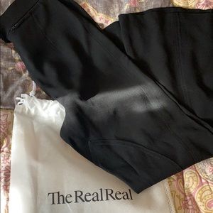 Moschino black wide leg pants!